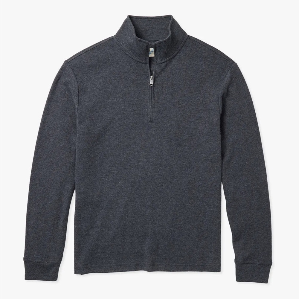 FAIR HARBOR | Larchmont Seawool Quarter Zip (XL)